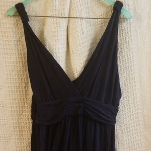 Navy blue summer dress